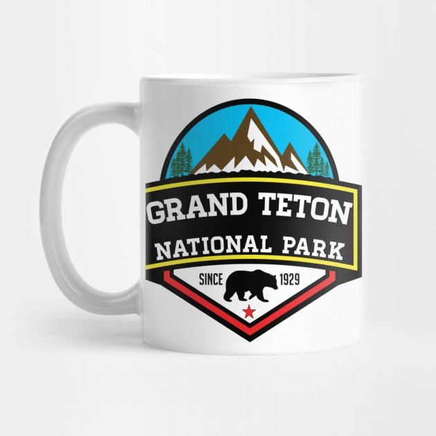 GRAND TETON NATIONAL PARK WYOMING BEAR 1929 HIKING CAMPING CLIMBING by heybert00